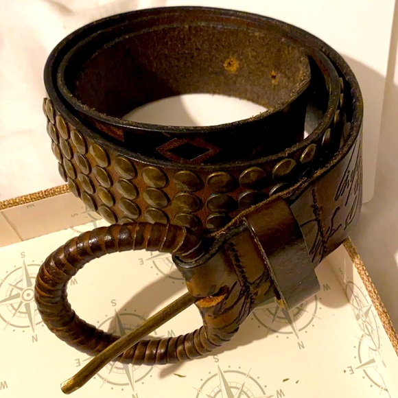 Diesel Cow Leather Belt Made In ITaly size 85cm - Picture 1 of 13